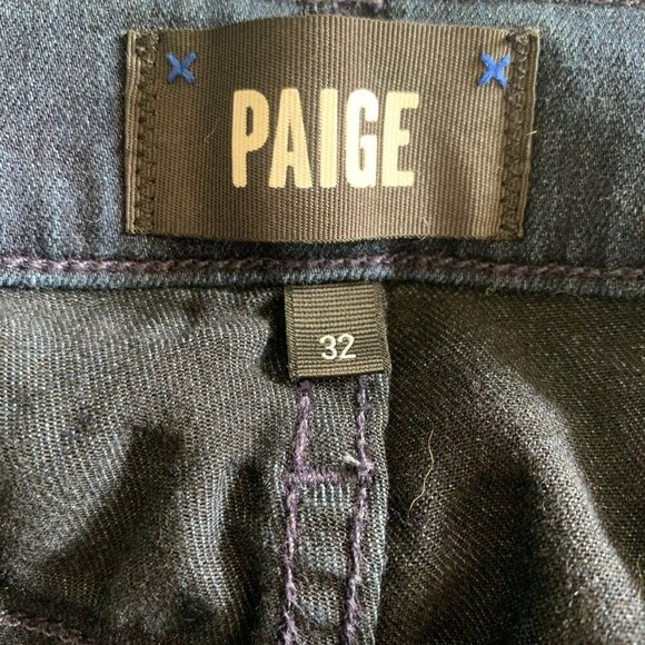 PAIGE Men’s Jeans Federal Slim Straight Inkwell Blue M655521-4010 Size 32 - Picture 6 of 9